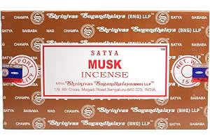 Satya Nag Champa Mysk rökelsepinnar - låda 12 paket, flerfärgad, en storlek