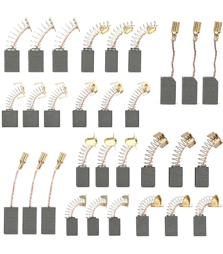 2 Balais De Charbon Pour Meuleuse Bosch GWS14-125CI - Dimensions 5x10x17 Mm - Neuf
