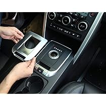 GZYF Edelstahl Fußstütze Für Range Rover Evoque & Jaguar Modelle - Rutschfeste Pedalabdeckung