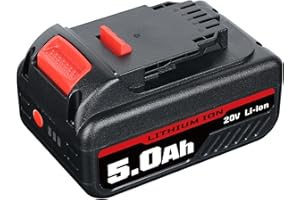 ZEERISA Battery Replacement 18V Lithium Ion Battery for Dewalt Batteries Compatible with DCB200 DCB204 DCB206 DCB201 DCB203 DCB181 DCB180 18V DCD/DCF/DCG/DCS Series Compatible cordless power tools 5.0 1PACK