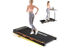 RELEX Walking Pad with Incline,Under Desk Treadmills for Home 2.5HP,Compact Walking Jogging Machine with Pause Function,Running Belt 40 * 98cm,No Assembly