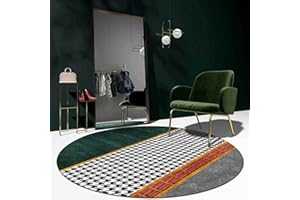 MNBVH Round Soundproof Rug for Piano, Piano Carpet Sound Dampening Carpet Acoustic Pads Sound Proof Floor Mat Soundproofing Blankets Sound-Absorbing Rugs, Rug for Drum Set(Size:120cm,Color:Style 5)