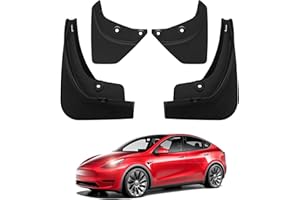 ‎TOPABYTE TOPABYTE Pack of 4 for 2016-2023 Tesla Model 3 Mud Flaps, Splash Guards, Vehicle Sediment Protection, Mudguards, No Need to Drill Holes