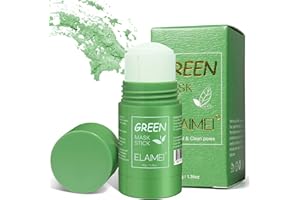 ZODENIS Green Tea Purifying Clay Stick Mask, Maschera In Stick Al Tè Verde, Oil Control Solid Mask Maschera idratante per Pulizia Profonda