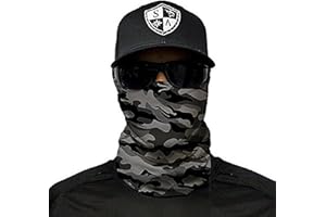 ‎SA FISHING SA Fishing Face Shield Halstuch - viele verschiedene Designs - Multifunktionstuch Schutzmaske Totenkopf Schal Gesichtsmaske Sturmhaube Bandana Ski Motorrad