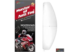 XII WANG YE XII WY Película antivaho transparente para casco de motocicleta, visera para casco de moto, protector de visera universal, pegatina 9.5cm X 31cm