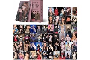 OCDSLYGB Black-Pink Kpop BP Photo Cards 55Pcs BP Black-Pink Mini Lomo Cards BP Born Pink Album Cards Set BP Photocards Set Lomo Card Postcard Fans Gift (BP-born)