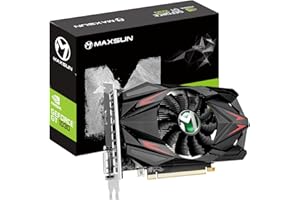 Scheda Video MAXSUN Nvidia GEFORCE GT 1030 2GB GDDR5 Scheda grafica GPU mini ITX Design, HDMI, DVI-D, sistema di raffreddamento a ventola singola