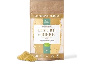 Levure de Bière Bio Poudre 100 g – Riche en Vitamines B et Protéines, Favorise la Beauté des Cheveux, de la Peau et des Ongles, Soutient la Digestion | Conditionnée en France, RUE DES PLANTES
