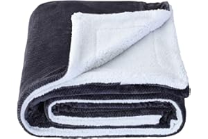 SOCHOW Waffle Sherpa koc polarowy; super miękki, puszysty, ciepły, lekki; dwustronny pluszowy koc na łóżko, sofę, kanapę