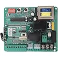 Jiawu Control Board for AC Sliding Gate Opener, Universal Main Electronic Control Board with LED Indicator, Sliding Gate Motor Replacement Accessories (220V)