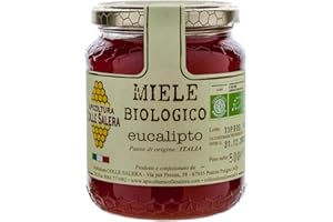Miele biologico di Eucalipto - Italiano non Pastorizzato | Apicoltura Colle Salera (500 gr)