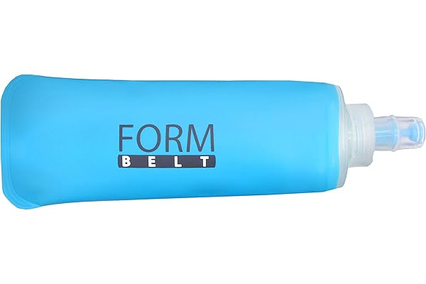 Formbelt® Gourde Soft Flask de 250 ML ou 350 ML pour Les Sacs Banane/Ceintures de Course et Les Sacs à Dos/de Montagne – Sport, Running, Velo, Course à Pied, Fitness, Voyager, Transporter, Camping, etc.