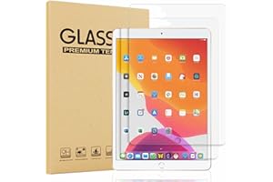 TECHDEALSUK for iPad 10.2 9th/8th/7th Generation (2021, 2020, 2019) 9H Tempered Glass Screen Protector (Pack of 2)