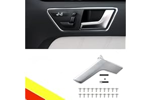 POETRYXIAO Türgriff-Innen-Ersatzset,Matt Silber Innentürgriff Eine Seite Kit, kompatibel mit Mercedes W204 X204 C/GLK-Klasse (Links)