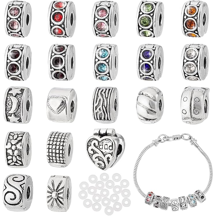Blauwe Pavé Clip Bedel | Sterling zilver | Pandora