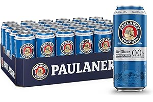 ‎PAULANER BRAUEREI Paulaner Weißbier Alkoholfrei 0,0% • Weizenbier spritzig-mild, isotonisch • EINWEG(24x0,5l)