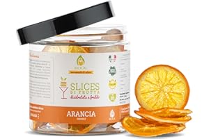 Biocal® - Fette di arancia disidratata naturali per cocktail, gin tonic, garnish decorativi e cucina creativa, ideali come aromi per gin tonic e spezie per cocktail - 70g