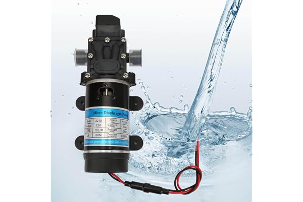 Pompe à Eau Électrique Pompe à Diaphragme à Amorçage Automatique 10l / M Avec Protection Contre Les Surintensités Pour Laveuse à Haute Pression(12v)