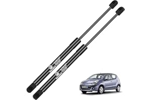 WateryWave 2X Rear Tailgate Struts for Suzuki Alto 2009-2014, for Nissan Pixo 2008-2013 Car Boot Gas Springs Black Gas Struts Boot Struts Shock Lift Support Replace #81860M68K00
