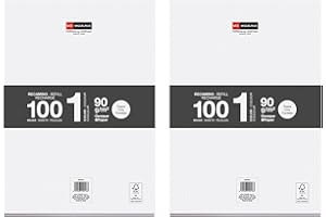 Miquelrius - Blocs de recambio, 200 hojas sueltas punteadas dots, Papel opaco 90 g/m², Recambio hojas A4 sin perforar para carpeta de anillas o archivadores, Material escolar para la vuelta al cole