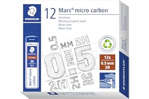 Staedtler Mars - Minas de repuesto, 12 minas/estuche, 12 unidades