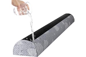 Kohentact Barierka do łóżeczka dziecięcego, z pianki, z antypoślizgowymi podkładkami, wodoszczelna, nadająca się do prania, miękka, zdejmowana poszewka, bezpieczna kratka do łóżka dla niemowląt,