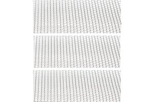 SOFIALXC Acciaio Inox 304 Woven Wire Mesh 10 Mesh Rete di Recinzione Rete Metallica Foglio 2,17 Millimetri Hole-20x100cm/7.87x39.4inch 5pcs