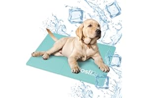 Nosli Kühlmatte für Hunde, Katzen & Menschen (50x90cm) • Selbstkühlende Hundematte mit Gel • Gel-Kühldecke Hund • Matte für Haustiere & Mensch