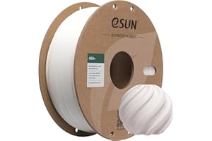 eSUN Filament ASA+ 1.75mm, Filament Résistant aux Intempéries, Bobine de 1KG (2.2 LBS) Matériaux d'Impression 3D pour Imprimantes 3D,Blanc Chaud