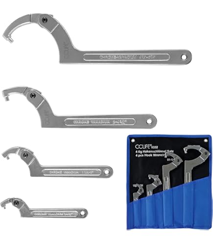 Clés à Ergot Brunies Pour écrous à Encoches Latérales