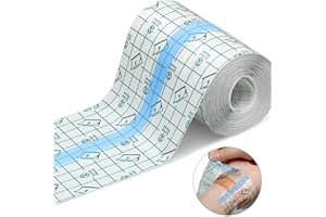 ANAMPION Tattoo Folie 10cm*5m Tattoo Pflaster Aftercare Wasserdichte Second Skin Tattoo PU Folie Tape Transparent Bandage Atmungsaktive Hautschutzauflage für Tätowierte Haut