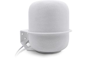 Allicaver Apple HomePod Wall Mount, Sturdy Metal Made Mount Stand Holder Compatible Apple HomePod. (White) … (White)