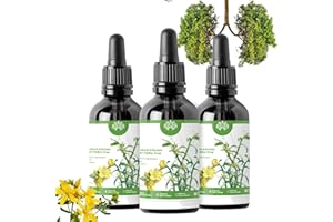 CHICNANA Mullein Leaf Extract For Lungs, Clearbreath Dendrobium & Mullein Extract Mullein Drops Lung Cleanse Powerful Lung Support Cleanse Respiratory Herbal Body Care Essence, Clear Breath (30ml *3)