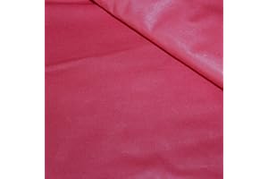 Pingianer Tissu 100 % coton uni uni pour enfant au mètre pour la couture, l’artisanat, Coton, rouge, 100x160cm (9,99€/m)