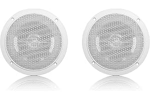 Artsound Waterproof Encastrables MDC6 Haut-parleurs multimédia Design "rond étanche" 60W Blanc