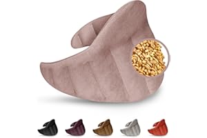 ‎LESCHI LESCHI XXL Wärmekissen für Mikrowelle (60x28 cm), 100% Bio Baumwolle und Bio Weizen, 11 Kammer Körnerkissen, Rosa, anschmiegsames Schulterwärmer ideal bei Verspannungen an Schulter Nacken Hals Rücken