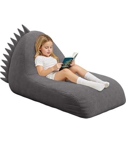 MeMoreCool Cord Sitzsack Für Kinder 8-12 Jahre - Große Kuschelecke Mit Einhorn Design