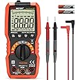 Digital Multimeter,COCZOW Digital Auto Range Multimeter AC DC Current Voltage Resistance Capacitance NCV Frequency Tester with Test Leads