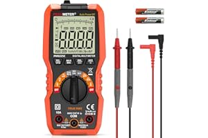 Multimètre 6000 Comptes Plage Automatique Mesure Précisément AC/DC Tension Ampèremètre Résistance Capacitance NCV Fréquence Diode Avec Écran LCD Pour Laboratoire D'école D'électricien Automobile
