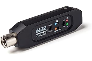 ALTO Bluetooth Ultimate - Ricevitore Stereo Bluetooth Ricaricabile Con Doppia Presa XLR Per Mixer, Sistemi Audio e PA Attivi