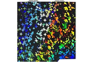 IdeaFormer Rainbow Confetti PEF + Galaxy PEY Spring Steel Plate 184 x 184 mm dla Bambulab A1 Mini, Dwustronna Gładka Płyta Drukarska PEF PEY Drukarki 3D Łóżko Drukarskie dla Bambu Lab A1 Mini