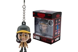 YuMe Stranger Things Keychain, Dustin Henderson | Pocket Hero Series Accessory | Metal Keyring Doll Mini Figure Collectable | Netflix Merchandise | Kids, Adult & Series Toy Gift | Get All 6 Characters