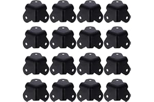 MILISTEN Eckenschutz Metall: 16pcs Eckenschutz Schwarz Protektoren Audio Lautsprecher Eckenschutz Für Kleine Und MittelgroßE Lautsprecher Oder Holzkisten