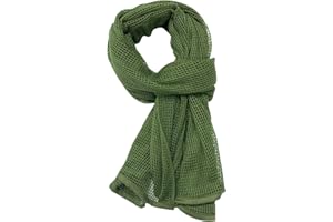 Fousam Scharfschützenschleier, taktischer Schal aus Netzstoff, für Jagd, Schießen, Wildfotografie, Militär, Outdoor-Aktivitäten