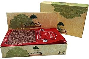 Corsevilla - Estuche Salchichon Iberico Bellota - Iberico de Bellota - Gourmet - Iberico - Embutido Iberico - Sin Gluten - Sin Lactosa - Pack 12 unidades - 100 gramos por sobre