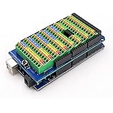 Treedix Schraubklemmenblock Breakout Shield Board Modul Expansion Board Breakout Modul kompatibel mit Arduino MEGA-2560