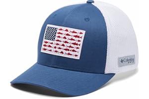 Columbia Unisex Cap PFG Fischflagge Mesh Ballkappe – Hoch