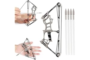 HNZMDY Compound Bow and Arrow Set for Adult Teens Youth for Outdoor Indoor Shooting Target Practice Small Sports Games