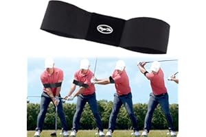 HOCENT Jeantet Sport Golf Swing Trainer Aid Grip Secret Arm Band Trainer Value 1/2 Pack, Golf Training Aids Professional Motion Posture Correction Belt For Men Women Kids…